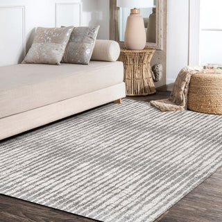 Puppis Skoura Modern Bold Stripe Area Rug