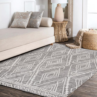 Palmerston Rih Moroccan Style Diamond Area Rug