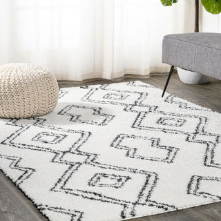 Porirua Deia Moroccan Style Diamond Area Rug