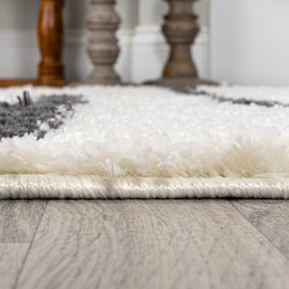 New Alaro Berber Stripe Shag Area Rug