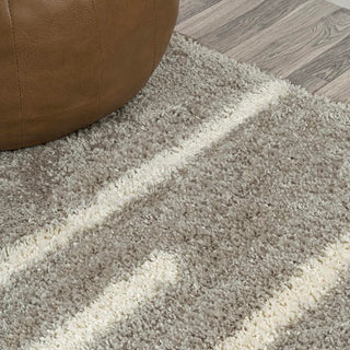 New Alaro Berber Stripe Shag Area Rug