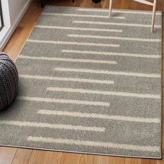 New Alaro Berber Stripe Shag Area Rug