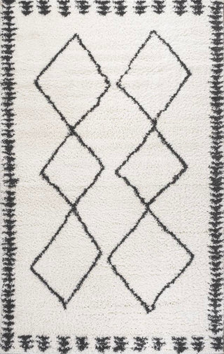 Whangarei Calvia Moroccan Diamond Shag Area Rug