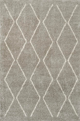 Hibiscus Catala Moroccan Diamond Shag Area Rug