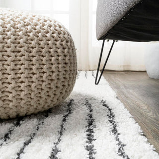 Invercargill Petra Abstract Stripe Geometric Area Rug