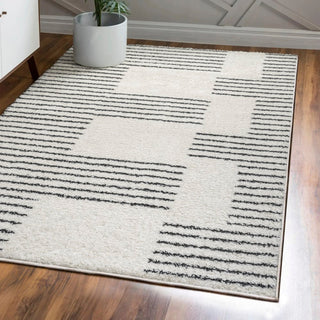 Invercargill Petra Abstract Stripe Geometric Area Rug