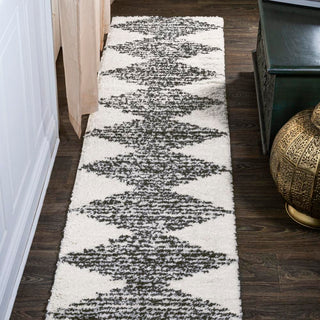 Hastings Elm Diamond Stripe Geometric Area Rug