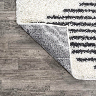 Hastings Elm Diamond Stripe Geometric Area Rug