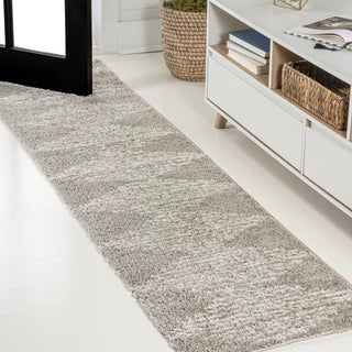 Hastings Elm Diamond Stripe Geometric Area Rug