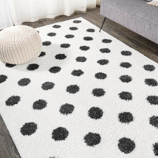 Gisborne Pere Modern Dot Shag Area Rug