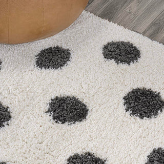 Gisborne Pere Modern Dot Shag Area Rug