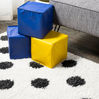 Gisborne Pere Modern Dot Shag Area Rug