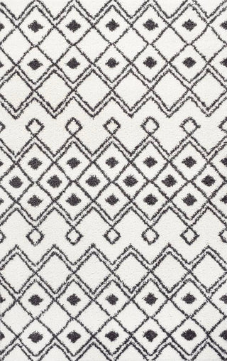 Conde Caimari Moroccan Diamond Shag Area Rug