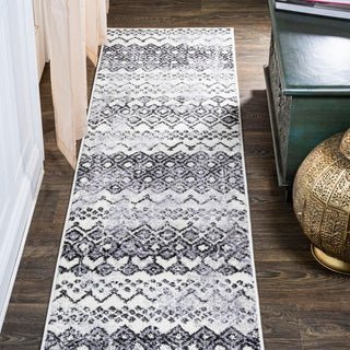 Bourke Azmar Moroccan Geometric Distressed Area Rug