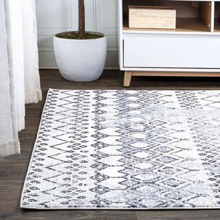 Bourke Azmar Moroccan Geometric Distressed Area Rug