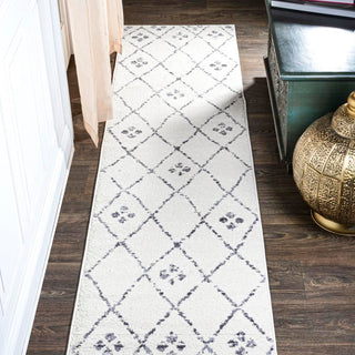 Ambrolauri Izil Moroccan Geometric Diamond Area Rug