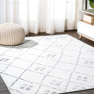 Ambrolauri Izil Moroccan Geometric Diamond Area Rug