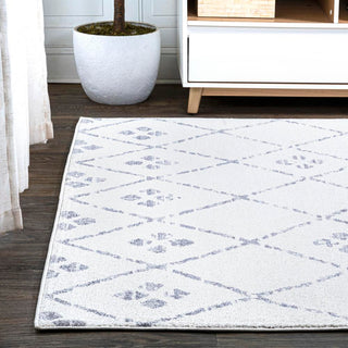 Ambrolauri Izil Moroccan Geometric Diamond Area Rug