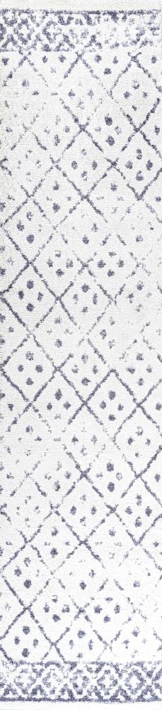 Plumtree Juba Moroccan Geometric Diamond Area Rug