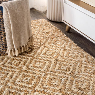 Falster Hira Hand Woven Diamond Area Rug