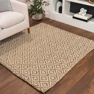 Falster Hira Hand Woven Diamond Area Rug