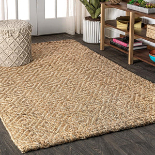 Falster Hira Hand Woven Diamond Area Rug