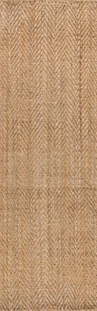 Lolland Hand Woven Herringbone Chunky Jute Area Rug