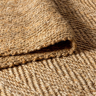 Lolland Hand Woven Herringbone Chunky Jute Area Rug