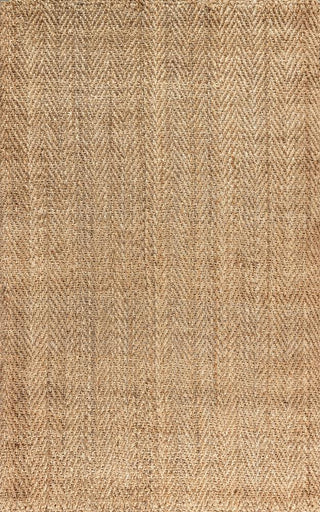 Lolland Hand Woven Herringbone Chunky Jute Area Rug