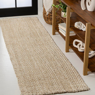 Lolland Hand Woven Herringbone Chunky Jute Area Rug