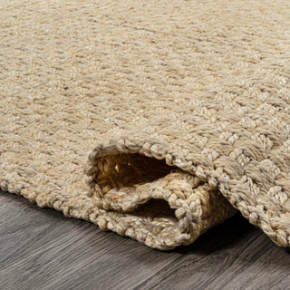 Malinn Hand Woven Boucle Chunky Jute Area Rug