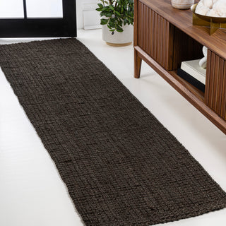 Liva Estera Hand Woven Boucle Area Rug  brown