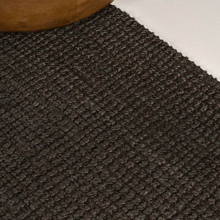 Liva Estera Hand Woven Boucle Area Rug  brown