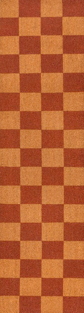 Winters Classic Farmhouse Checkered Coir Area Rug