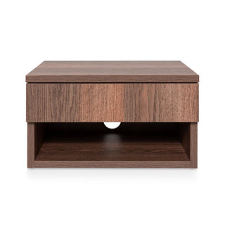 Jdav 15.71" Mid-Century Modern Floating Wall Mounted Nightstand with Soft-Close Drawer and Cable Hole