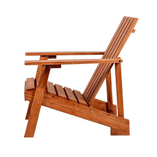 Sandy Outdoor Patio Modern Acacia Wood Adirondack Chair