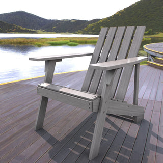 Sandy Outdoor Patio Modern Acacia Wood Adirondack Chair