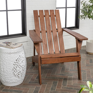 Sandy Outdoor Patio Modern Acacia Wood Adirondack Chair