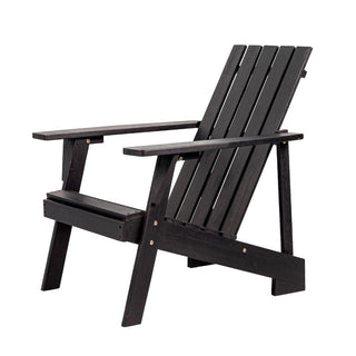 Sandy Outdoor Patio Modern Acacia Wood Adirondack Chair