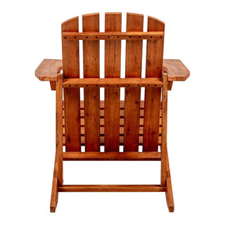 Swami Outdoor Patio Traditional Acacia Wood Adirondack Chair