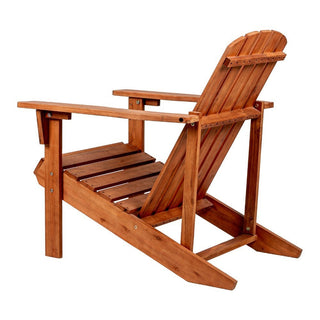 Swami Outdoor Patio Traditional Acacia Wood Adirondack Chair