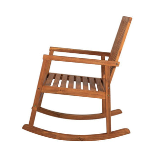 Timothy Chevron-Back Outdoor Rocking Chair