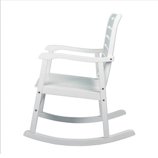 Winado Slat-Back Outdoor Rocking Chair