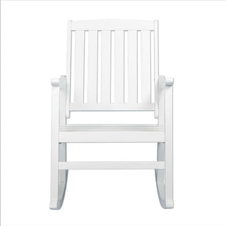 Rajon Slat-Back Outdoor Rocking Chair