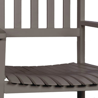 Rocco Slat-Back Outdoor Rocking Chair