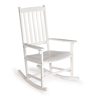 Rocco Slat-Back Outdoor Rocking Chair