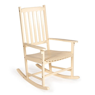 Rocco Slat-Back Outdoor Rocking Chair