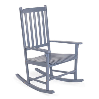 Rocco Slat-Back Outdoor Rocking Chair