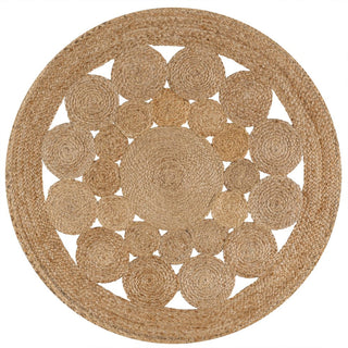 Gare Cassia Natural Jute Boho Area Rug