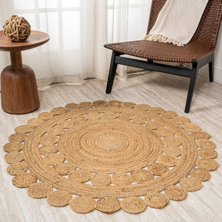 Vyncent Bodhi Natural Jute hippie Area Rug